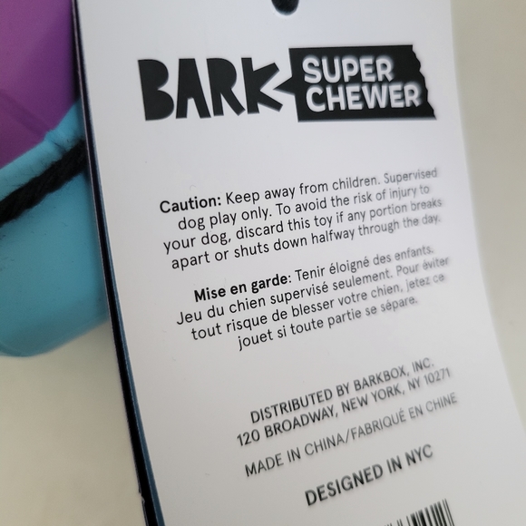 Bark Box GRRAVITRON Super Chewer Rubber Treat Dispensing ToyNew With Tags - Picture 4 of 4